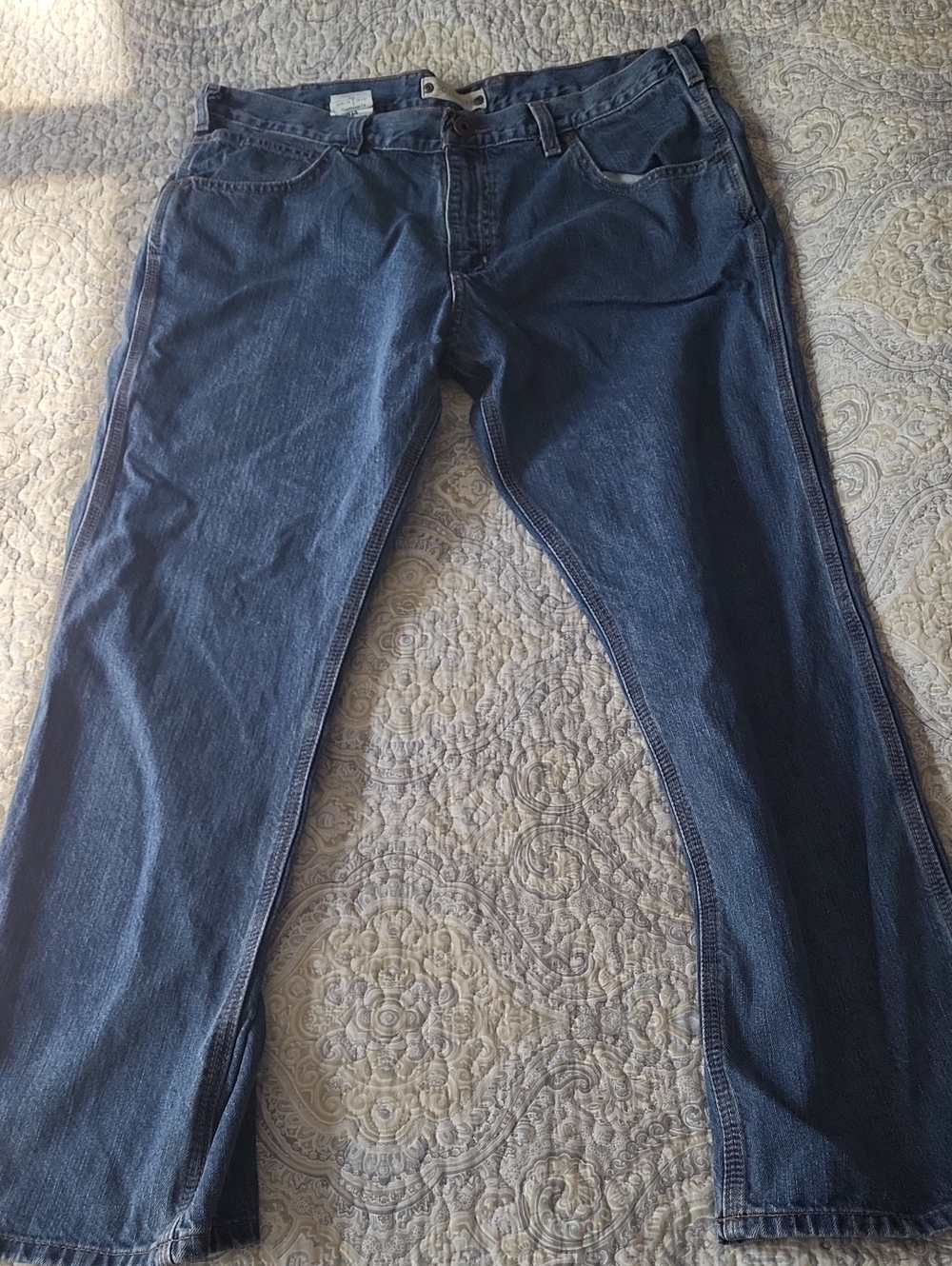 Carhartt Dark Blue Straight Leg Jeans